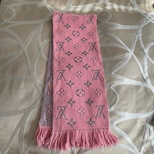 Louis Vuitton Pink Logomania Scarf